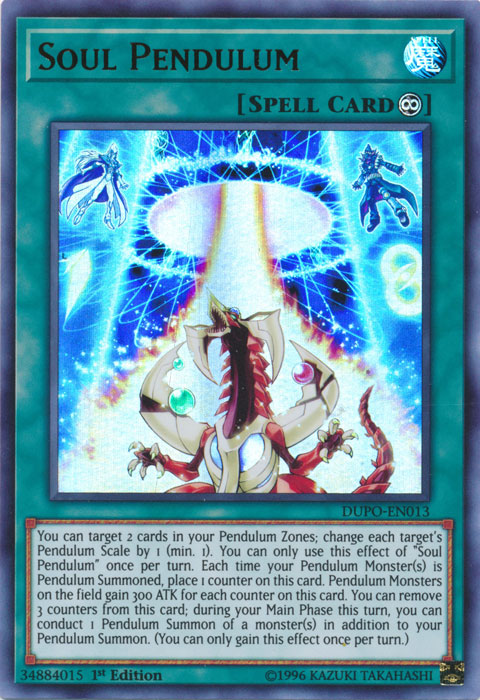 Soul Pendulum [DUPO-EN013] Ultra Rare | Good Games Adelaide SA