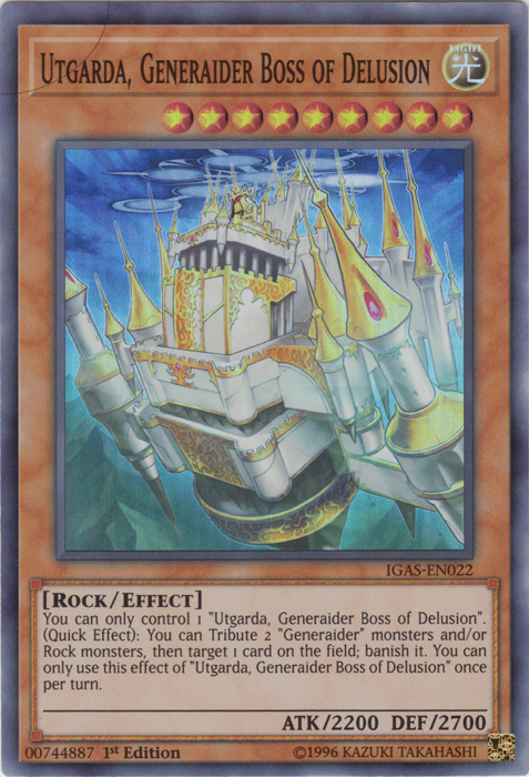 Utgarda, Generaider Boss of Delusion [IGAS-EN022] Super Rare | Good Games Adelaide SA