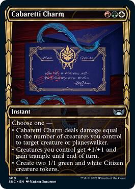 Cabaretti Charm Showcase 300 (Streets of New Capenna)  - Foil | Good Games Adelaide SA