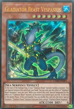 Gladiator Beast Vespasius [CHIM-ENSP1] Ultra Rare | Good Games Adelaide SA