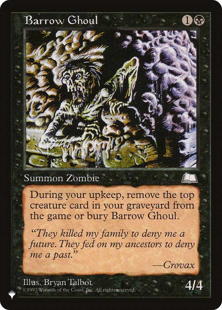 Barrow Ghoul [The List] | Good Games Adelaide SA