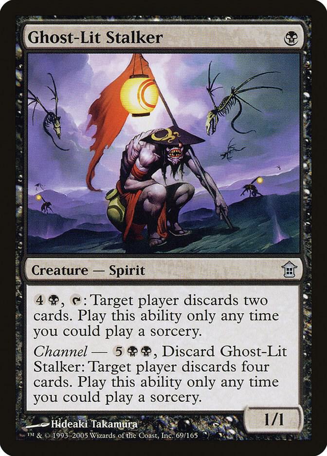 Ghost-Lit Stalker 69 (Saviors of Kamigawa)  - Foil | Good Games Adelaide SA