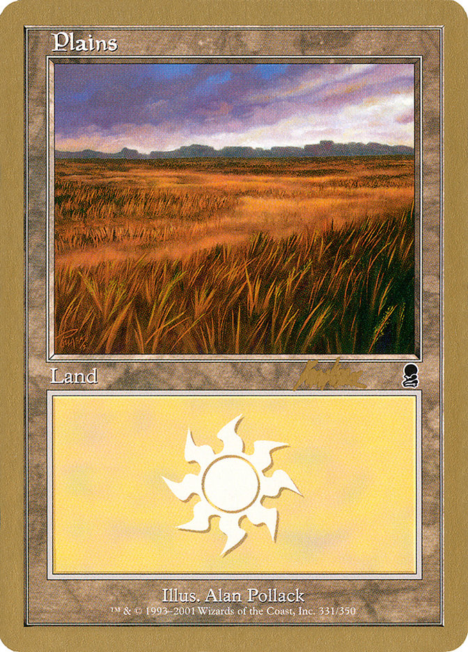 Plains (bk331a) (Brian Kibler) [World Championship Decks 2002] | Good Games Adelaide SA