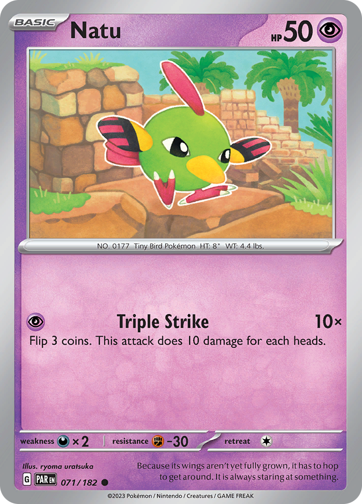 Natu (071/182) [Scarlet & Violet: Paradox Rift] | Good Games Adelaide SA