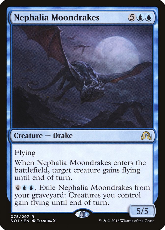 Nephalia Moondrakes 75 (Shadows over Innistrad)  - Foil | Good Games Adelaide SA