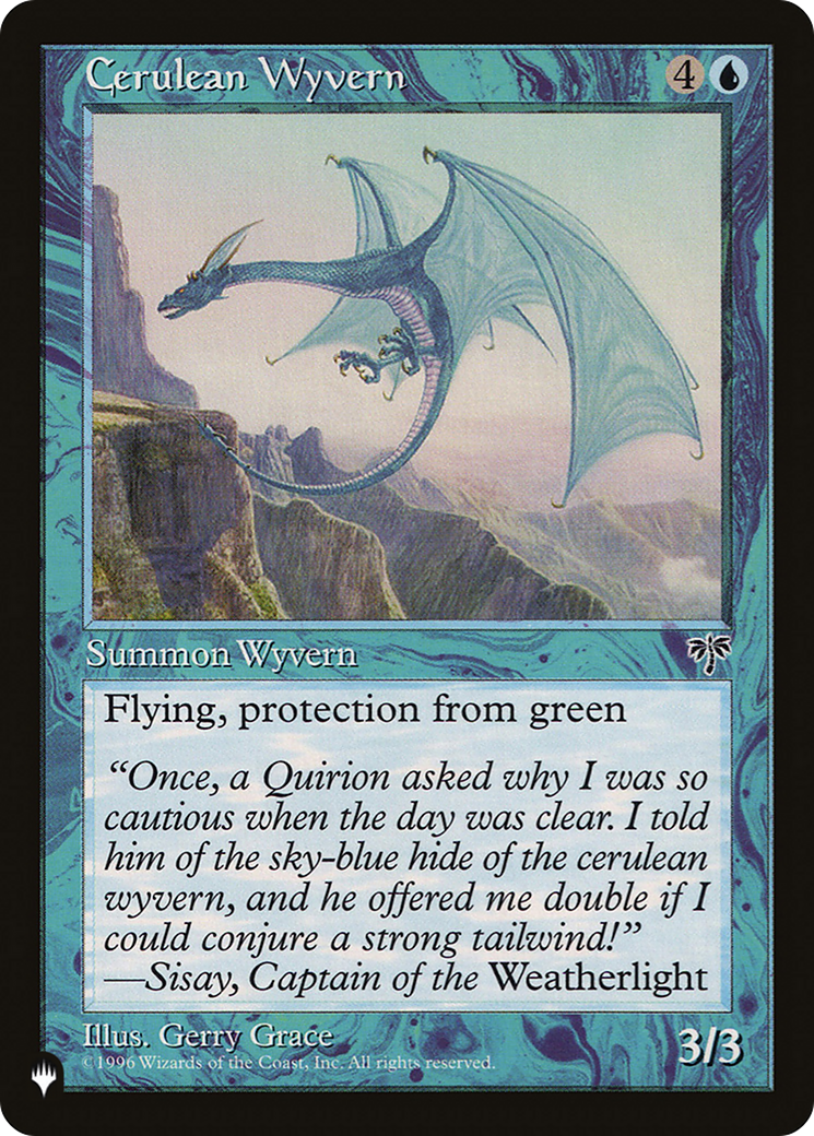 Cerulean Wyvern [The List Reprints] | Good Games Adelaide SA