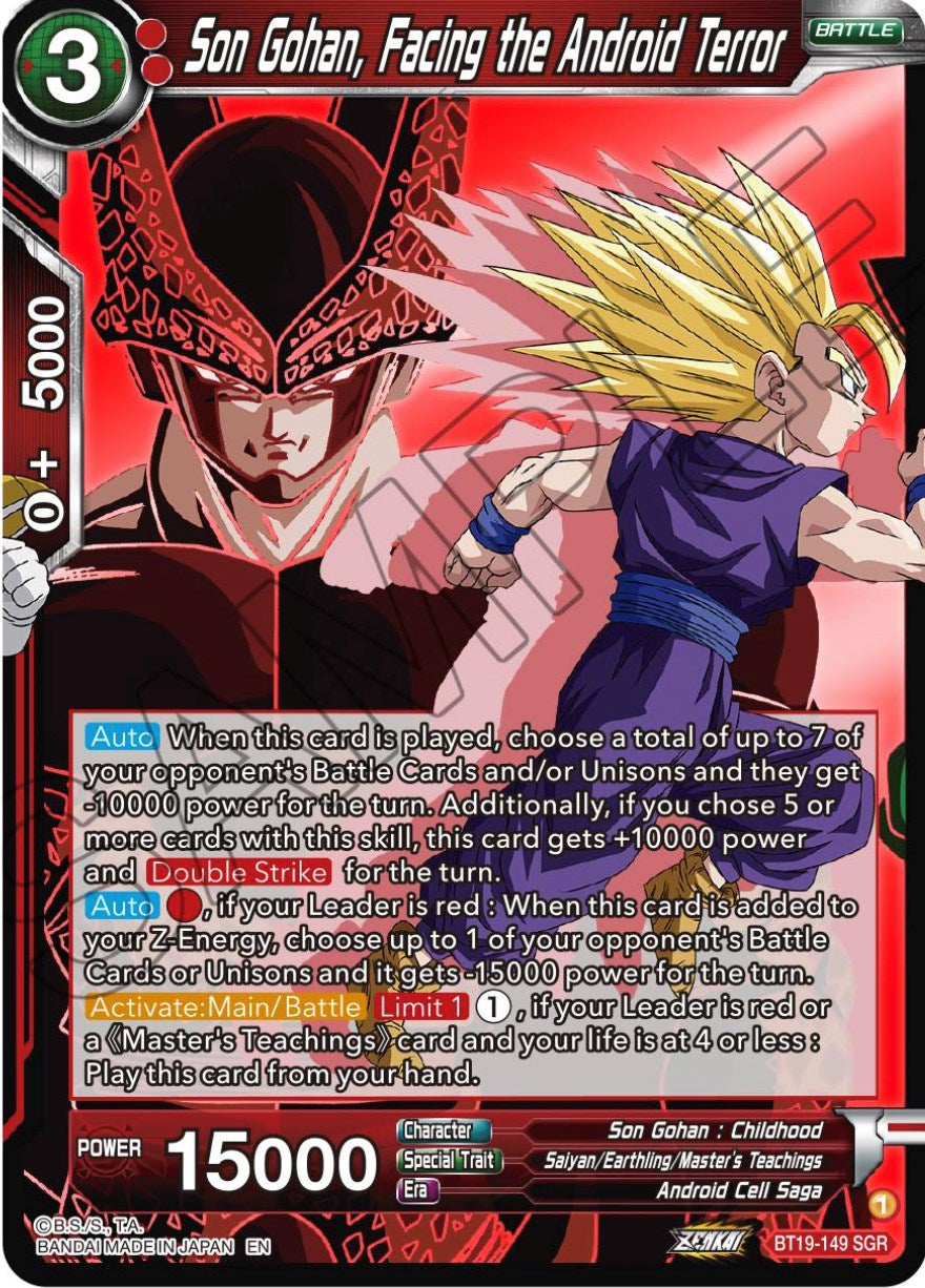 Son Gohan, Facing the Android Terror (BT19-149) [Fighter's Ambition] | Good Games Adelaide SA