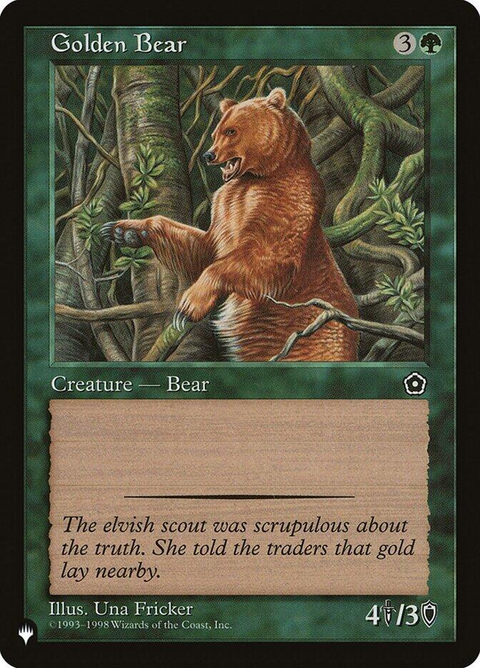 Golden Bear  (The List Reprints)  | Good Games Adelaide SA