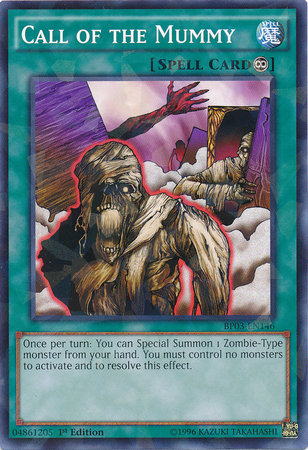 Call of the Mummy [BP03-EN146] Shatterfoil Rare | Good Games Adelaide SA
