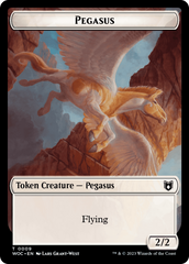 Pirate // Pegasus Double-Sided Token [Wilds of Eldraine Commander Tokens] | Good Games Adelaide SA