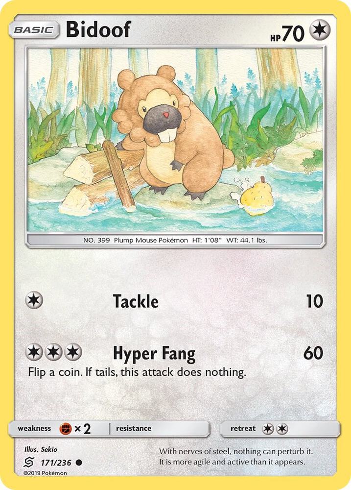 Bidoof 171/236 (SM - Unified Minds)  | Good Games Adelaide SA