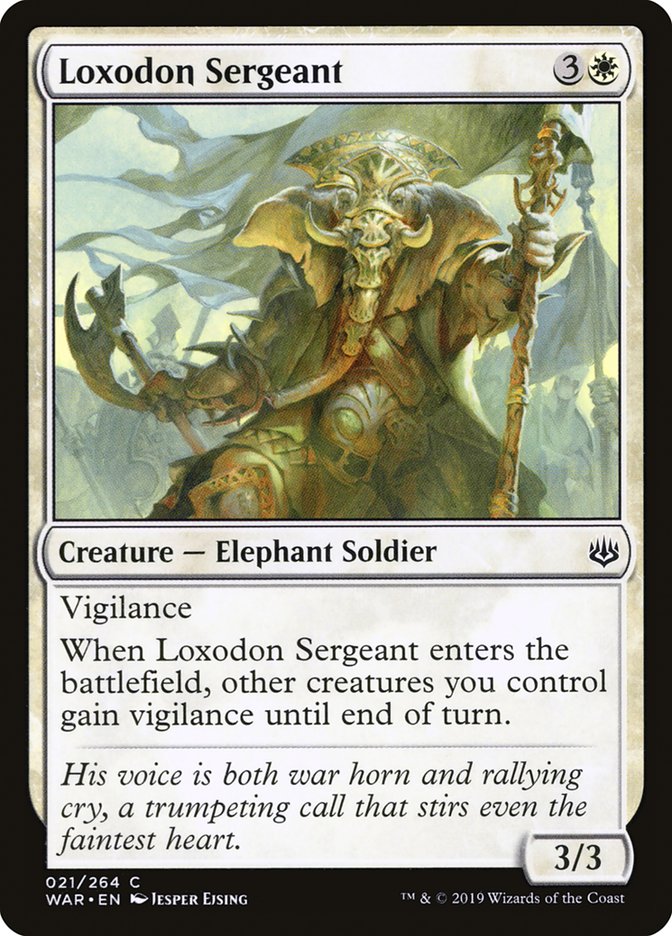 Loxodon Sergeant [War of the Spark] | Good Games Adelaide SA