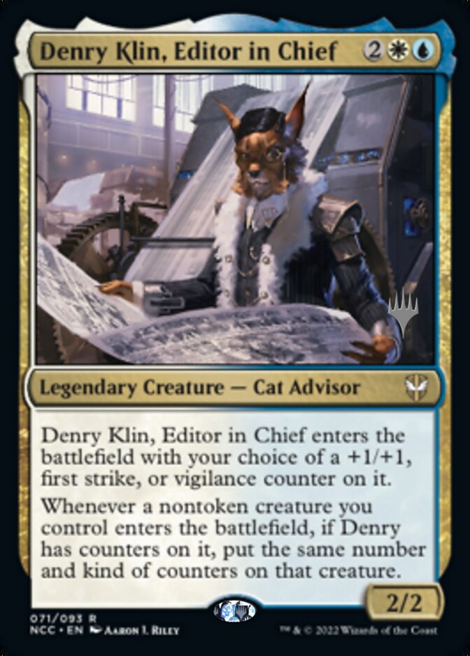 Denry Klin, Editor in Chief (Promo Pack) [Streets of New Capenna Commander Promos] | Good Games Adelaide SA