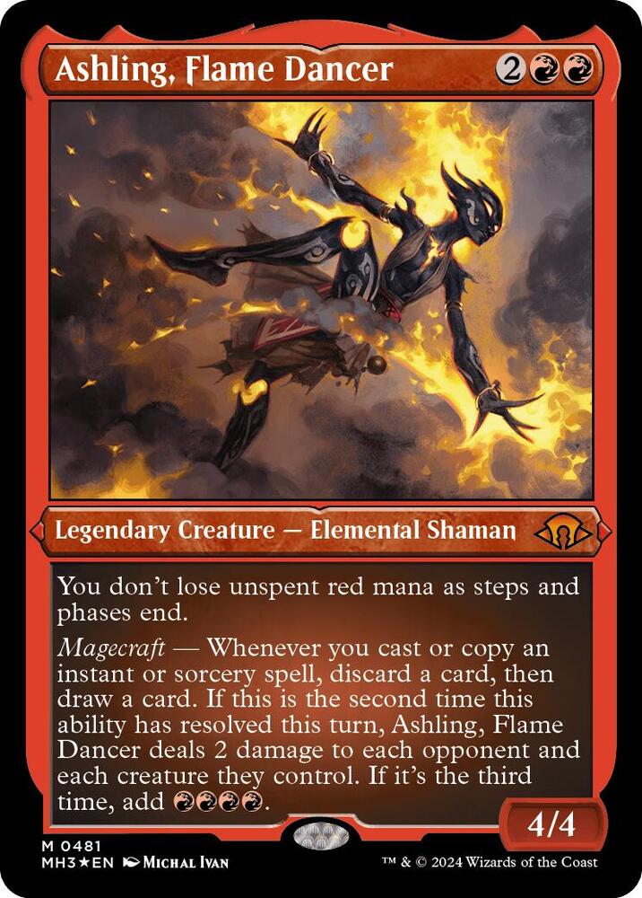 Ashling, Flame Dancer 481 (Modern Horizons 3)  - Foil | Good Games Adelaide SA