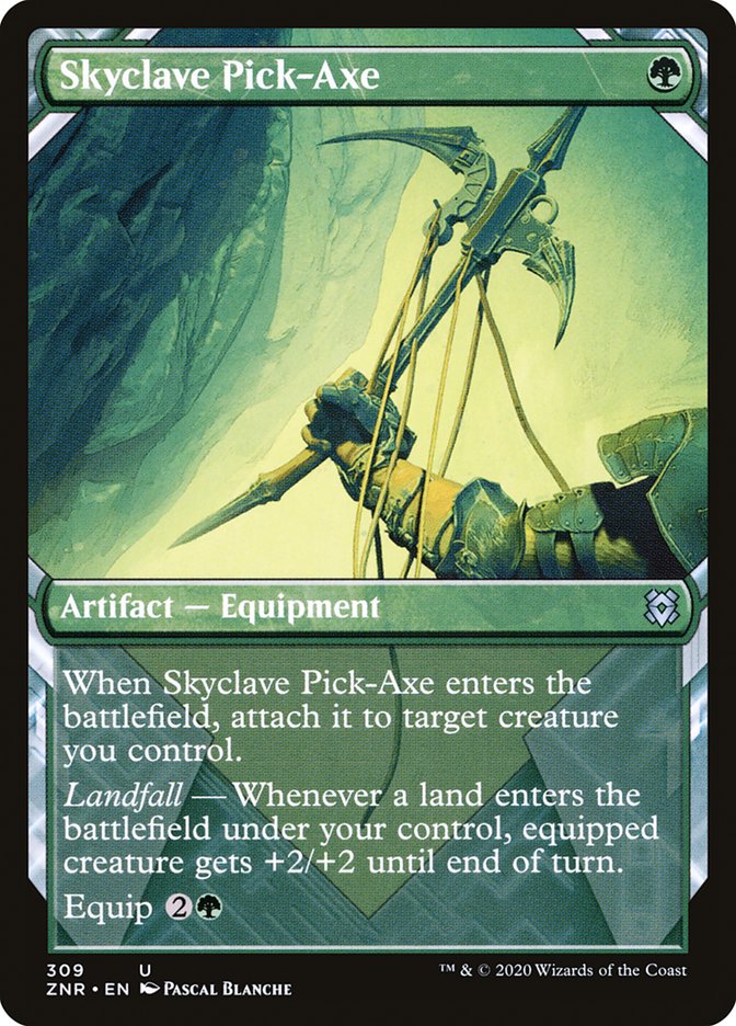 Skyclave Pick-Axe (Showcase) [Zendikar Rising] | Good Games Adelaide SA