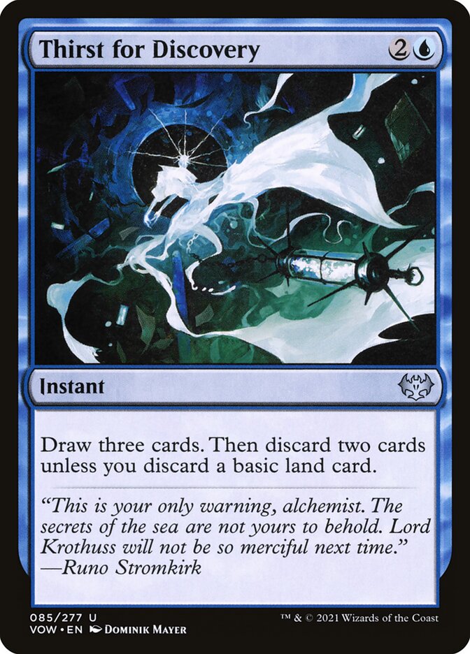 Thirst for Discovery 85 (Innistrad: Crimson Vow)  - Foil | Good Games Adelaide SA