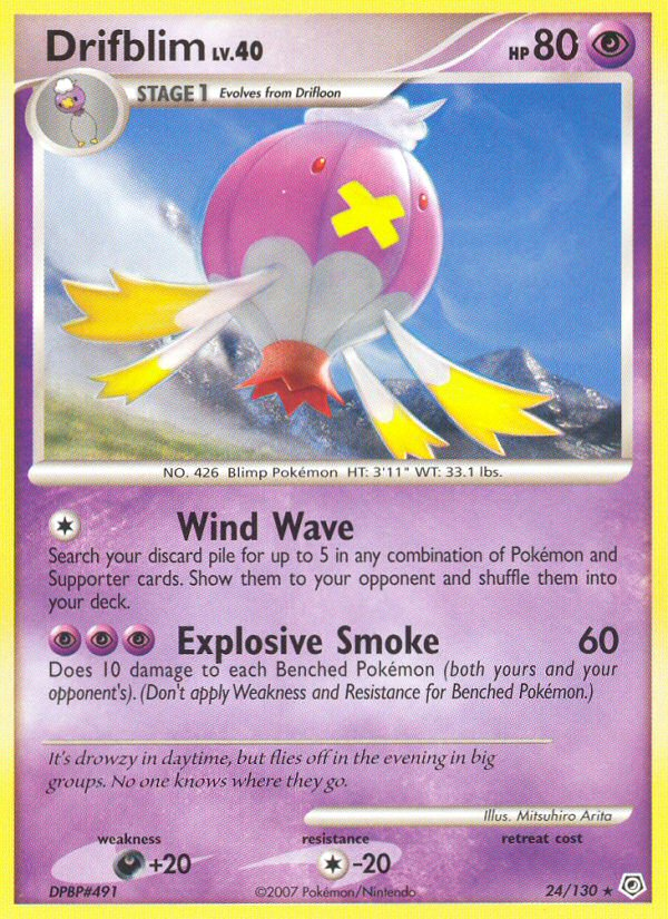 Drifblim (24/130) [Diamond & Pearl: Base Set] | Good Games Adelaide SA