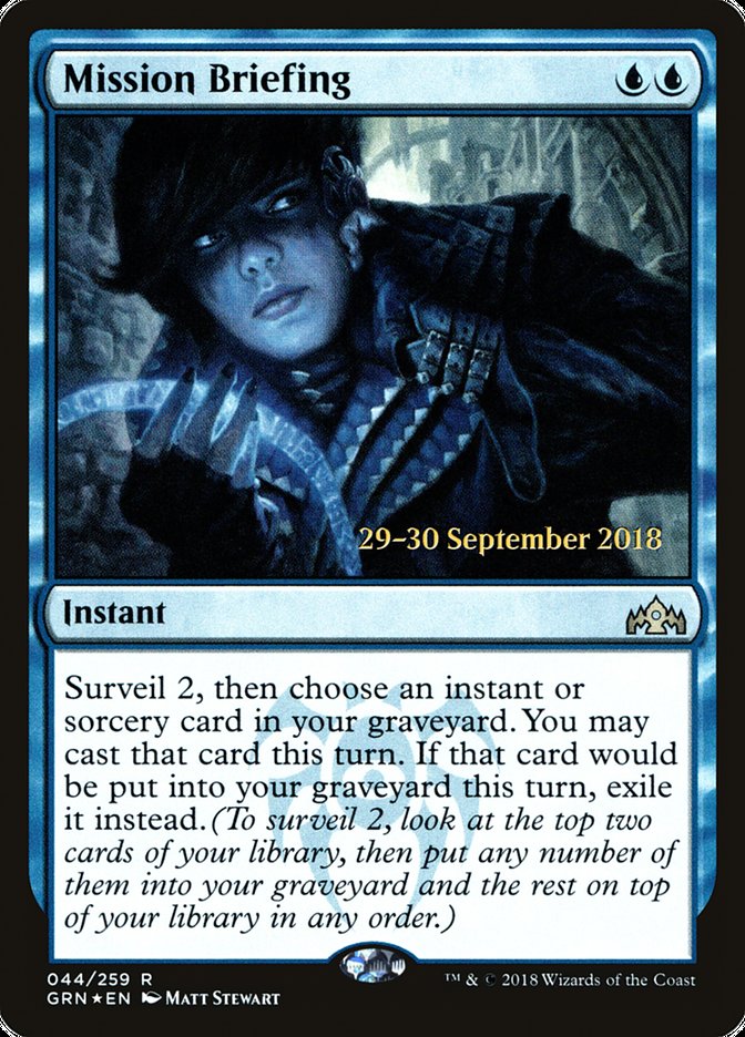 Mission Briefing [Guilds of Ravnica Promos] | Good Games Adelaide SA