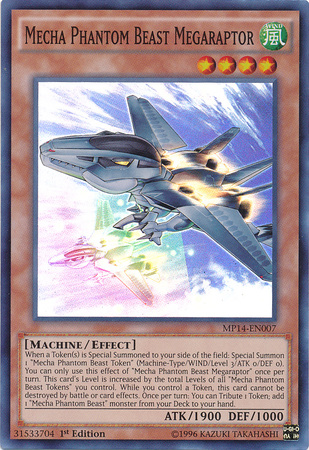Mecha Phantom Beast Megaraptor [MP14-EN007] Super Rare | Good Games Adelaide SA