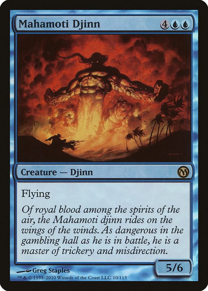 Mahamoti Djinn 10 (Duels of the Planeswalkers)  - Foil | Good Games Adelaide SA