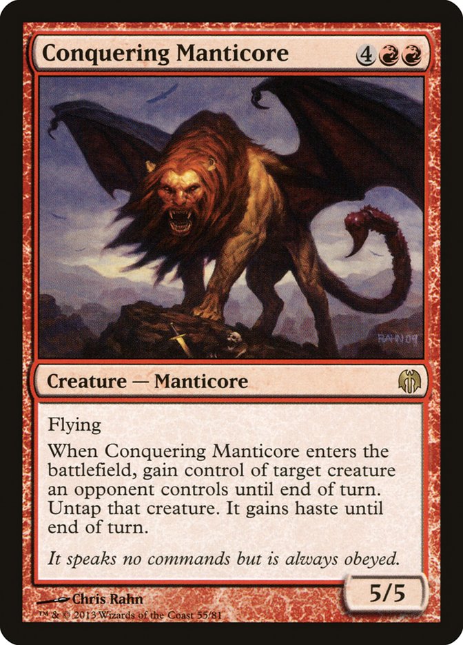Conquering Manticore [Duel Decks: Heroes vs. Monsters] | Good Games Adelaide SA