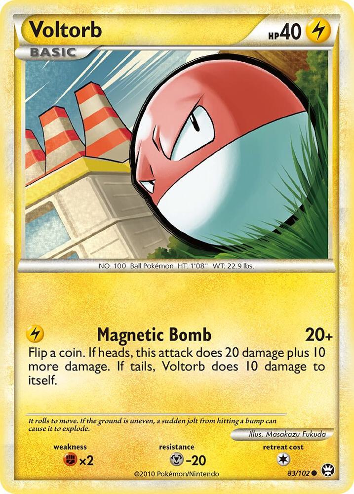 Voltorb 83/102 (Triumphant)  - Reverse Holofoil | Good Games Adelaide SA