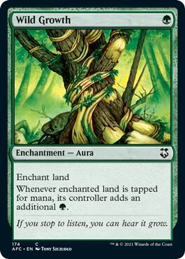 Wild Growth 174 (Commander: Adventures in the Forgotten Realms)  | Good Games Adelaide SA