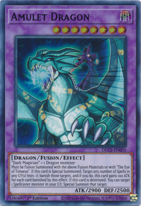 Amulet Dragon (Purple) [DLCS-EN005] Ultra Rare | Good Games Adelaide SA