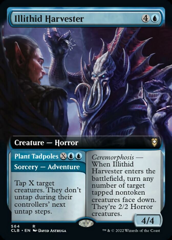 Illithid Harvester // Plant Tadpoles (Extended Art) [Commander Legends: Battle for Baldur's Gate] | Good Games Adelaide SA