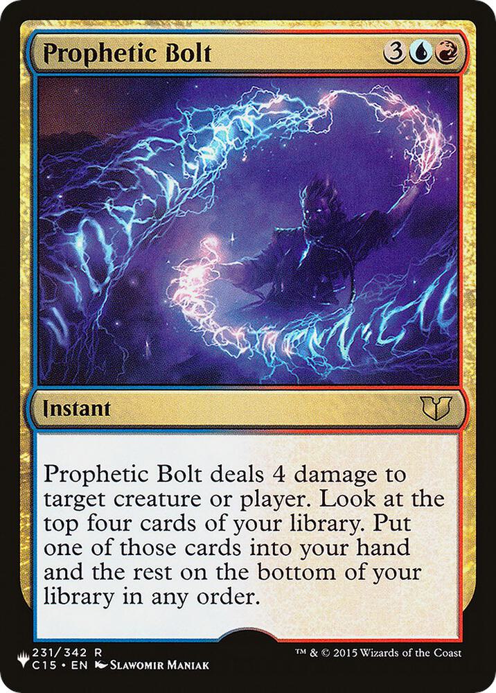 Prophetic Bolt 231/342 (The List Reprints)  | Good Games Adelaide SA