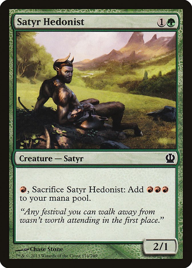 Satyr Hedonist 174 (Theros)  - Foil | Good Games Adelaide SA