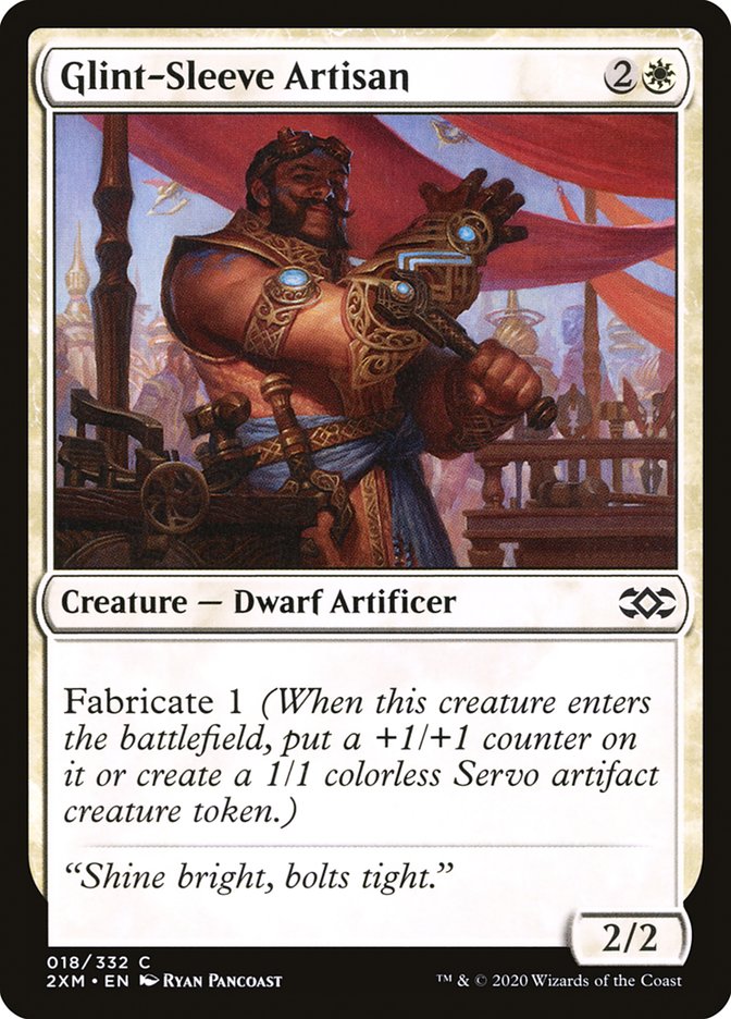Glint-Sleeve Artisan 18 (Double Masters)  - Foil | Good Games Adelaide SA