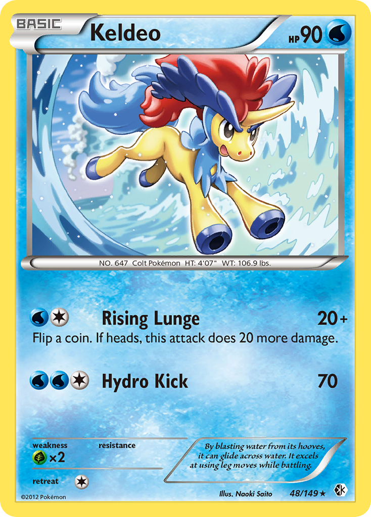 Keldeo (48/149) [Black & White: Boundaries Crossed] | Good Games Adelaide SA