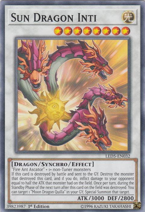 Sun Dragon Inti [LED5-EN032] Common | Good Games Adelaide SA