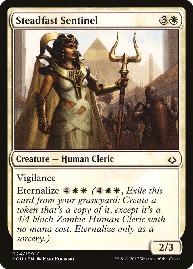 Steadfast Sentinel 24 (Hour of Devastation)  - Foil | Good Games Adelaide SA