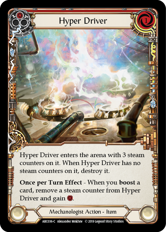 Hyper Driver [ARC036-C] 1st Edition Rainbow Foil | Good Games Adelaide SA