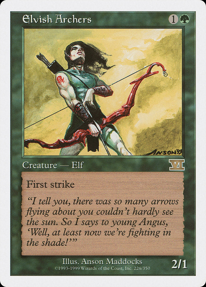 Elvish Archers [Classic Sixth Edition] | Good Games Adelaide SA