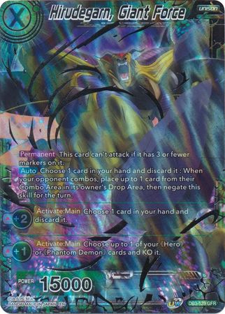 Hirudegarn, Giant Force [DB3-139] | Good Games Adelaide SA