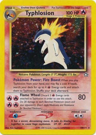 Typhlosion (18/111) [Neo Genesis Unlimited] | Good Games Adelaide SA