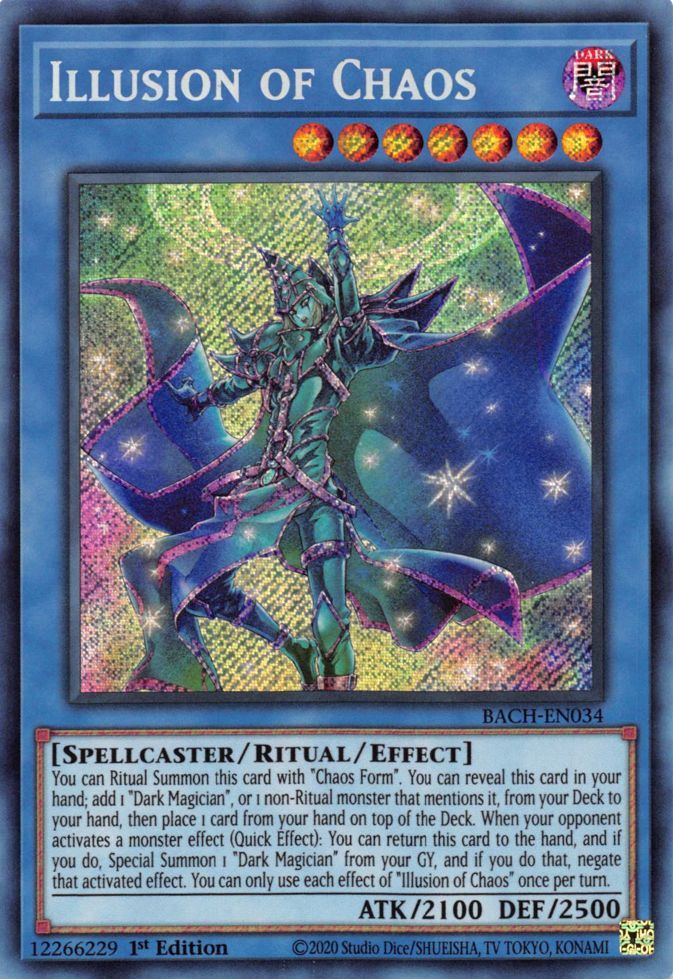 Illusion of Chaos [BACH-EN034] Secret Rare | Good Games Adelaide SA