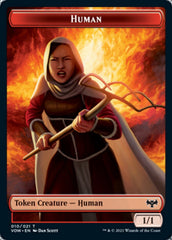 Copy // Human (010) Double-sided Token [Innistrad: Crimson Vow Tokens] | Good Games Adelaide SA