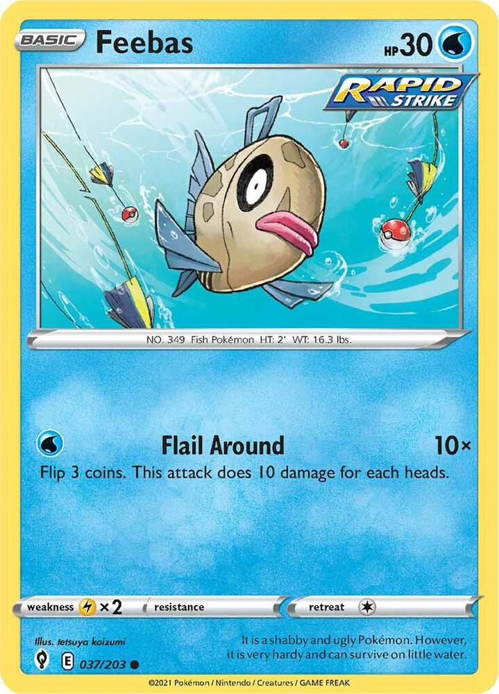 Feebas 037/203 (SWSH07: Evolving Skies)  | Good Games Adelaide SA