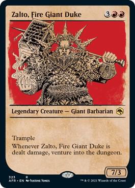 Zalto Fire Giant Duke Showcase 323 (Adventures in the Forgotten Realms)  | Good Games Adelaide SA