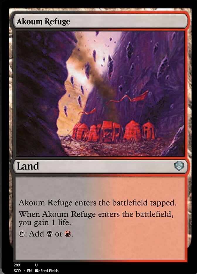 Akoum Refuge [Starter Commander Decks] | Good Games Adelaide SA