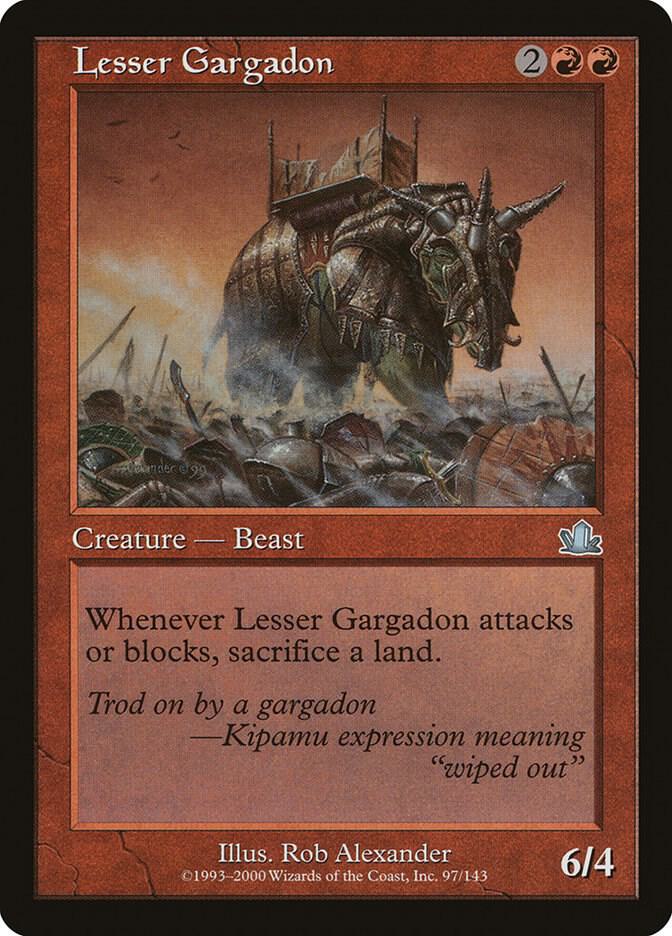 Lesser Gargadon 97 (Prophecy)  - Foil | Good Games Adelaide SA