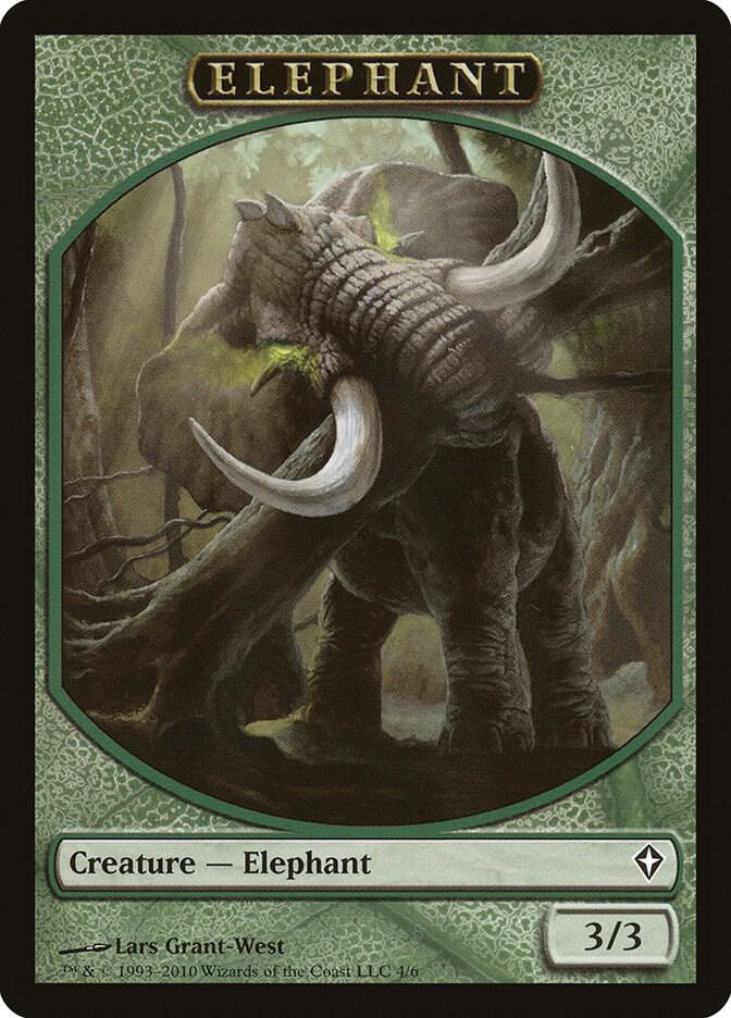 Elephant Token 4 (Worldwake)  | Good Games Adelaide SA