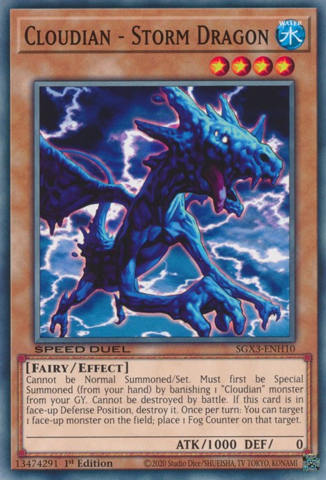 Cloudian - Storm Dragon [SGX3-ENH10] Common | Good Games Adelaide SA