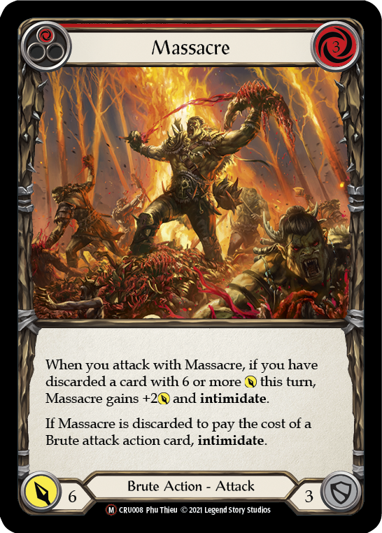 Massacre [U-CRU008-RF] Unlimited Rainbow Foil | Good Games Adelaide SA