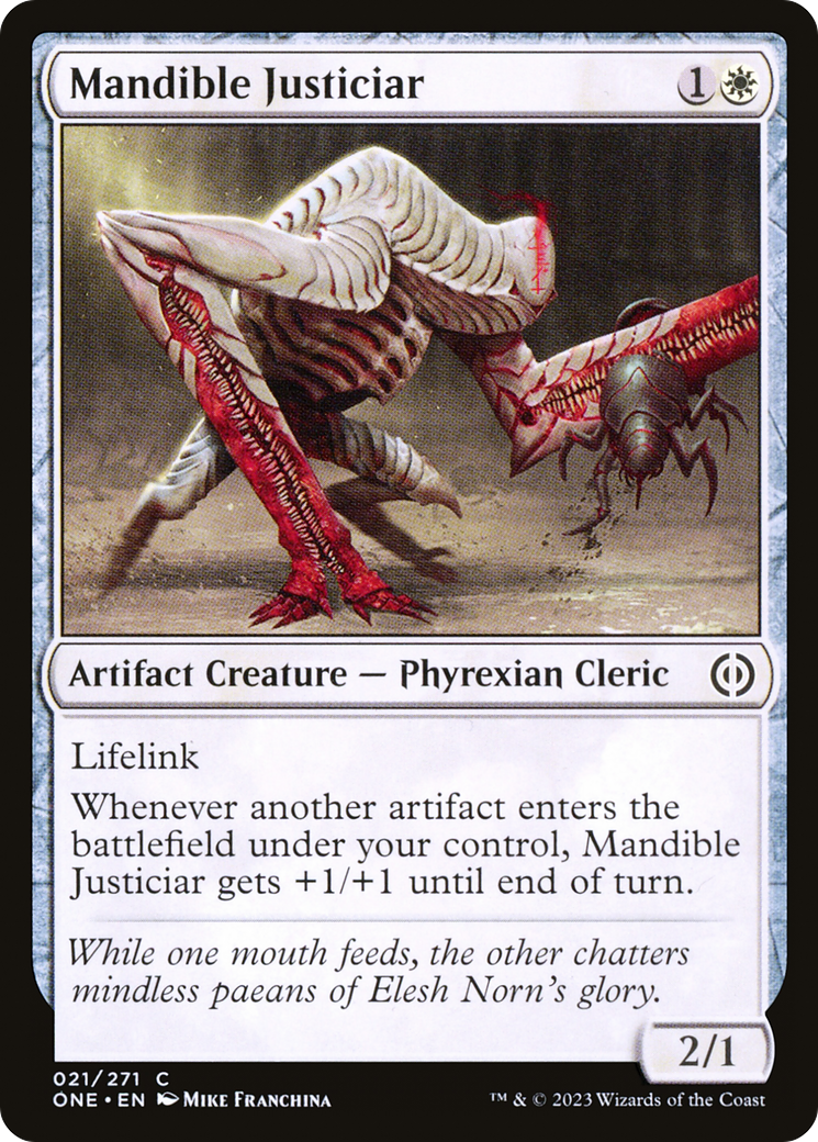 Mandible Justiciar [Phyrexia: All Will Be One] | Good Games Adelaide SA