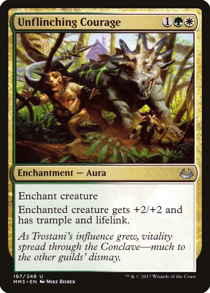 Unflinching Courage 197 (Modern Masters 2017)  - Foil | Good Games Adelaide SA